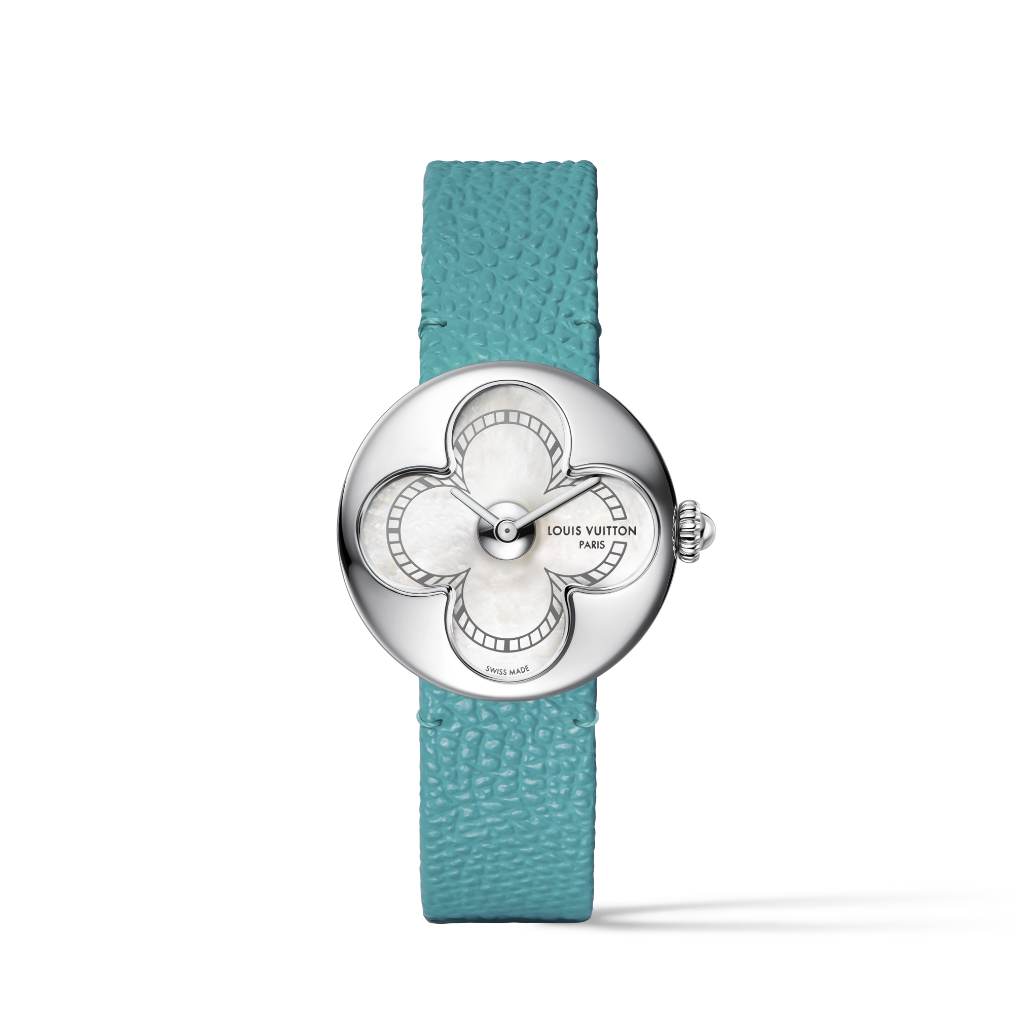 Color Blossom Turquoise Calf Strap - All Watches | LOUIS VUITTON